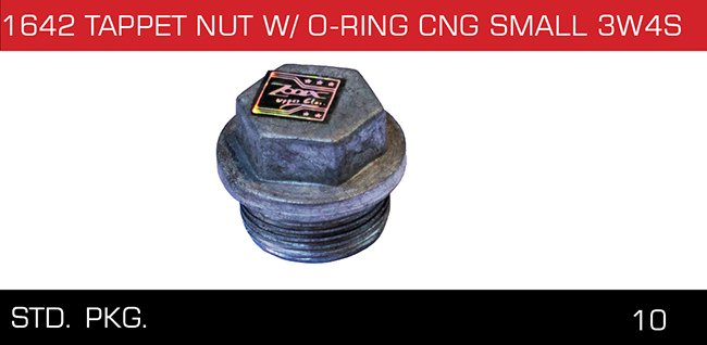 1642 TAPPER NUT W O-RING CNG SMALL 3W4S